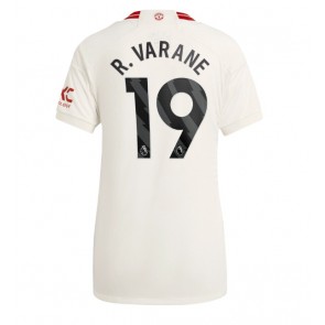 Manchester United Raphael Varane #19 Koszulka Trzecich Kobiety 2023-24 Krótki Rękaw